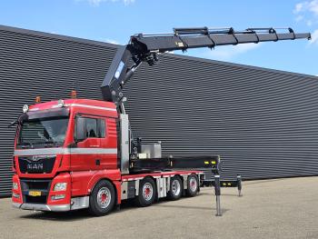 MAN TGX 37.480 8x2-6 / HMF 85 t/m CRANE / KRAN